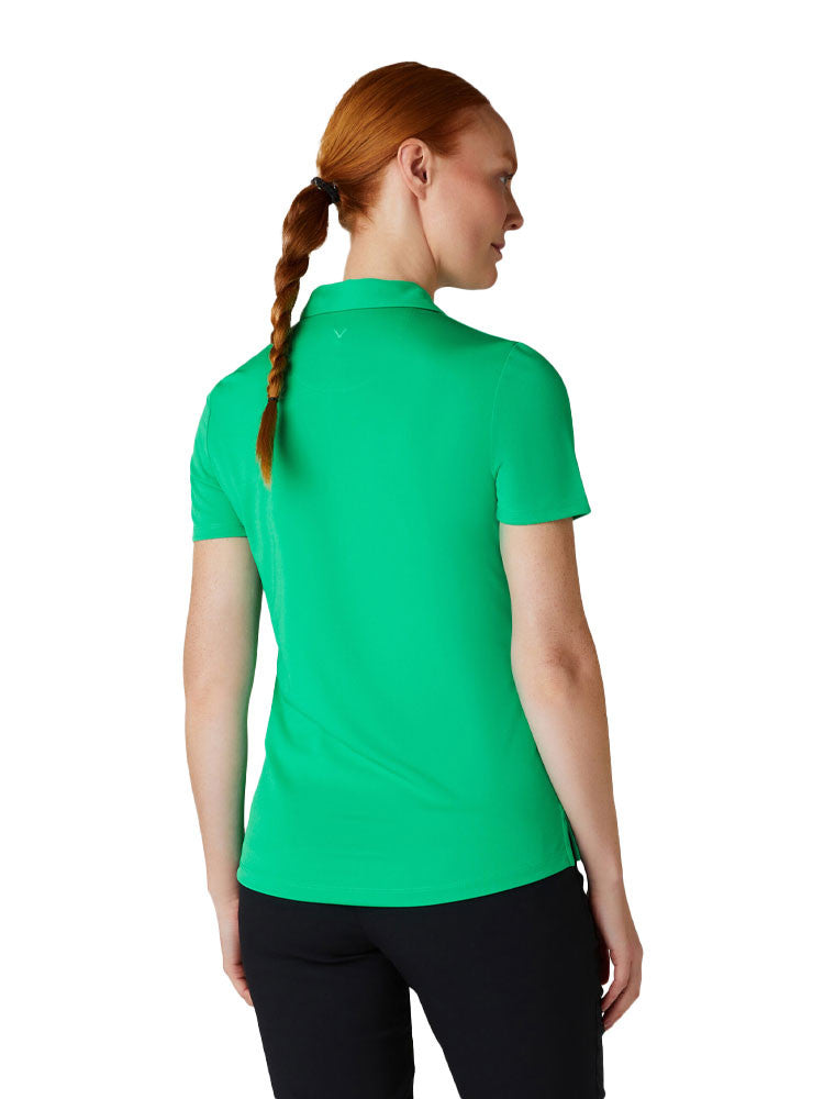 Callaway Women's Tournament Polo - Holly Green