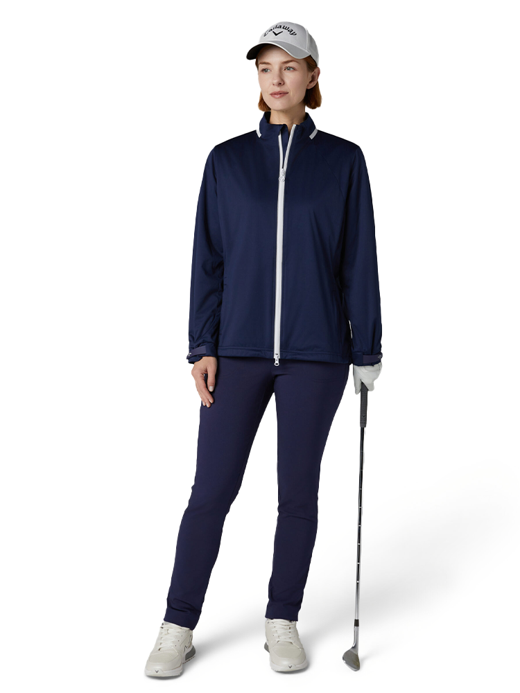 Callaway Women's Wind & Water Resistant Jacket - Peacoat