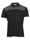 Calvin Klein Baltimore Colour Block Polo - Black/Charcoal