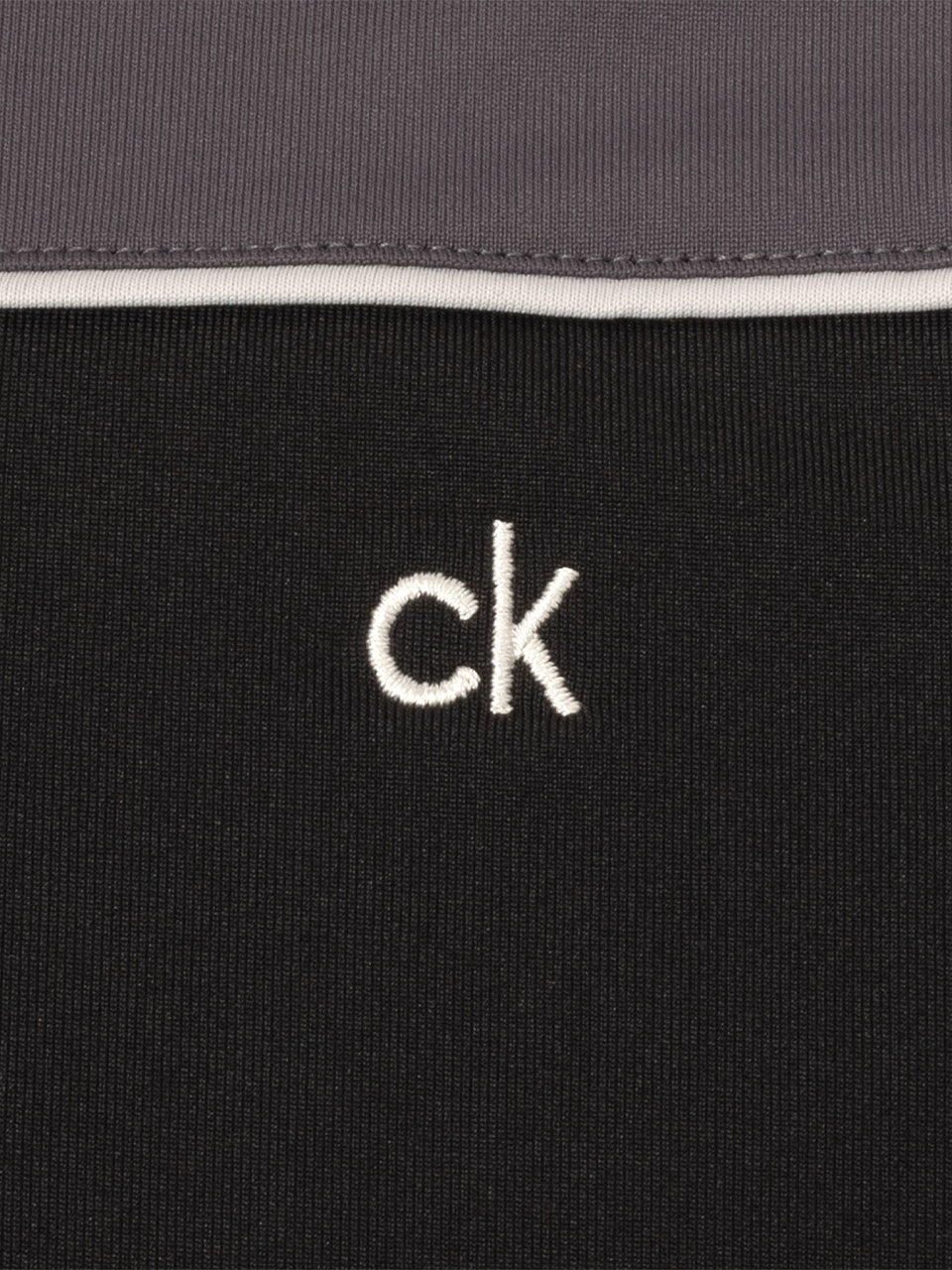 Calvin Klein Baltimore Colour Block Polo - Black/Charcoal
