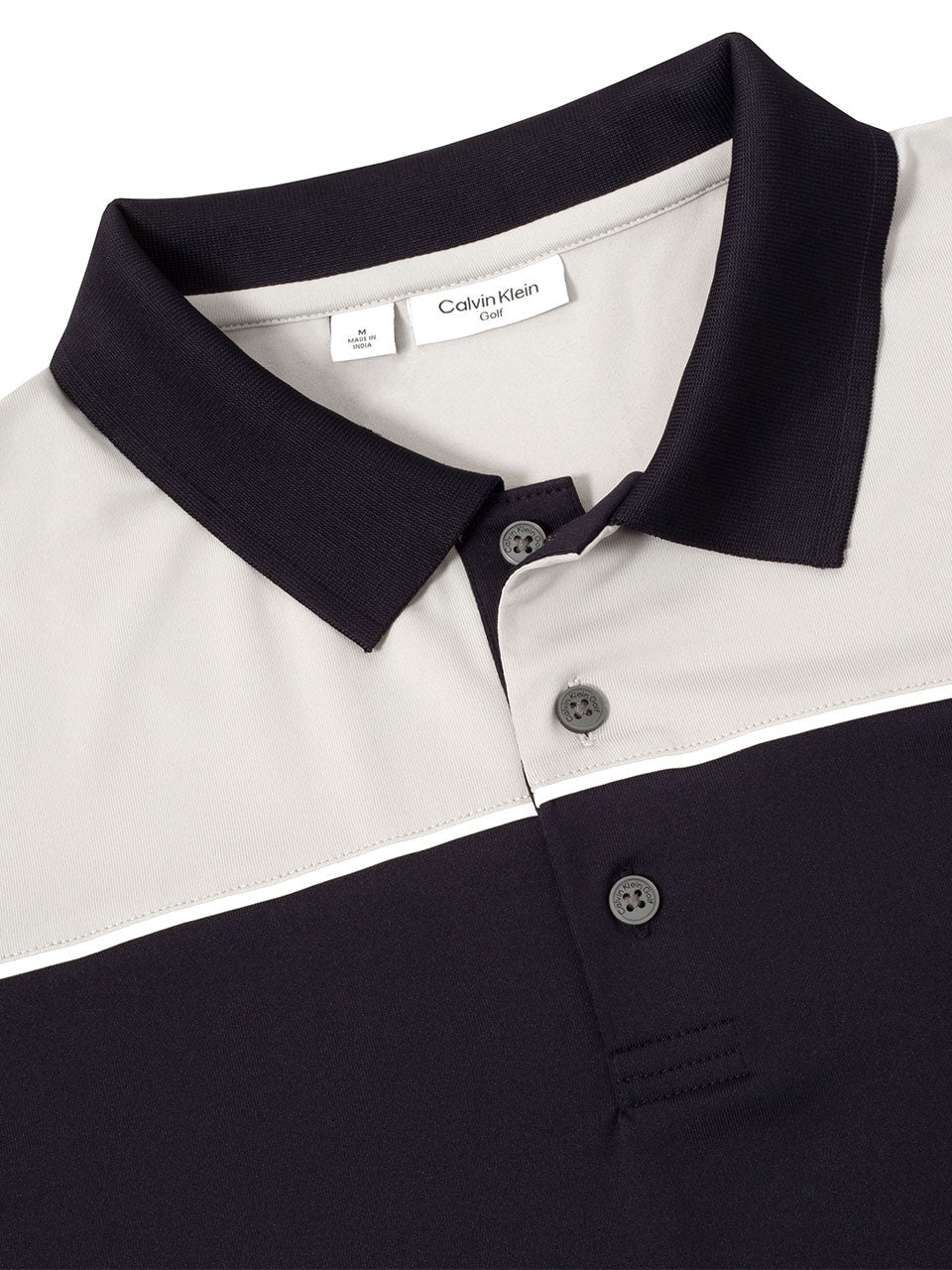 Calvin Klein Baltimore Colour Block Polo - Navy/Silver