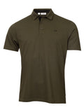 Calvin Klein Cotton Blend Uni Polo - Olive Oxford