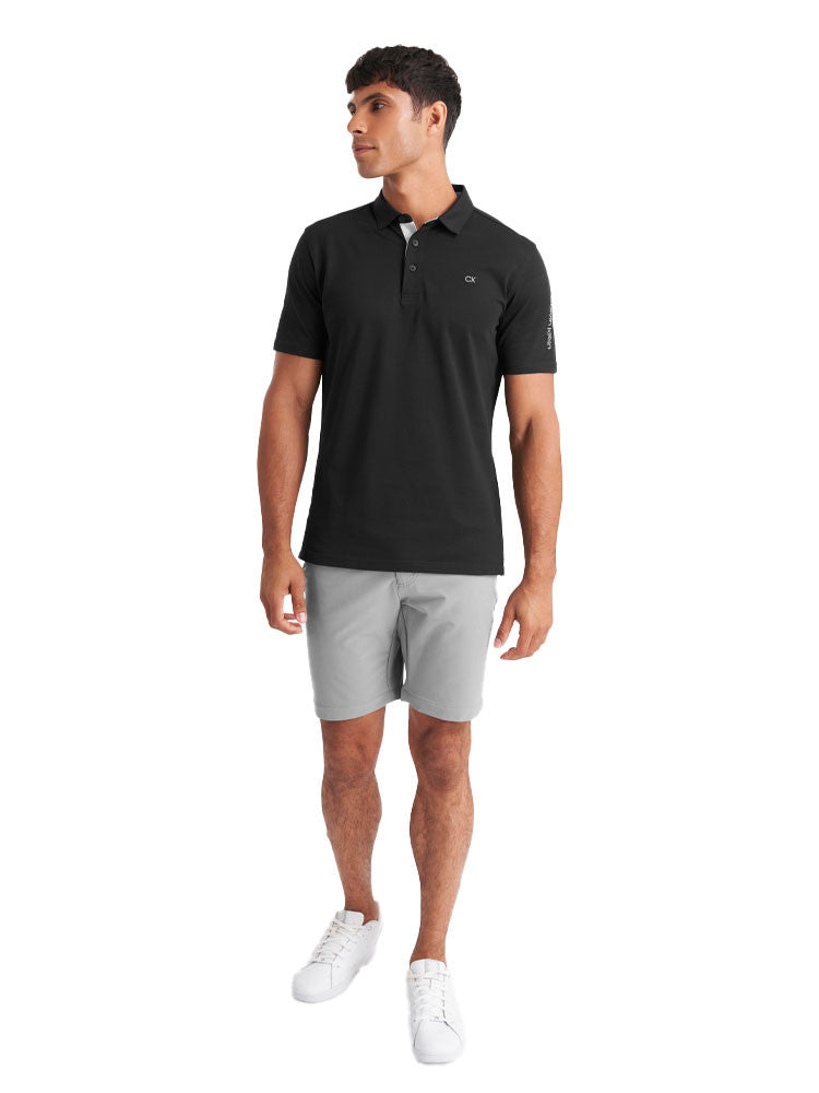 Calvin Klein Cotton Blend Uni Polo - Black