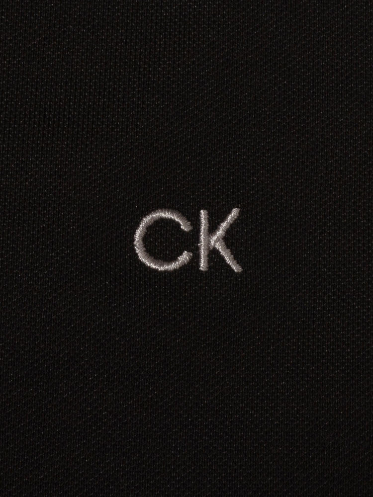 Calvin Klein Cotton Blend Uni Polo - Black