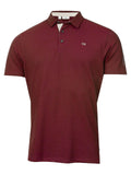 Calvin Klein Cotton Blend Uni Polo - Burgundy
