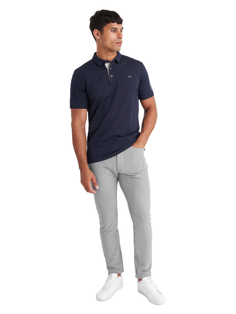 Calvin Klein Cotton Blend Uni Polo - Navy