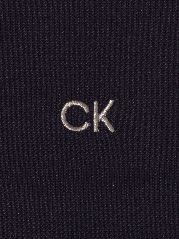 Calvin Klein Cotton Blend Uni Polo - Navy