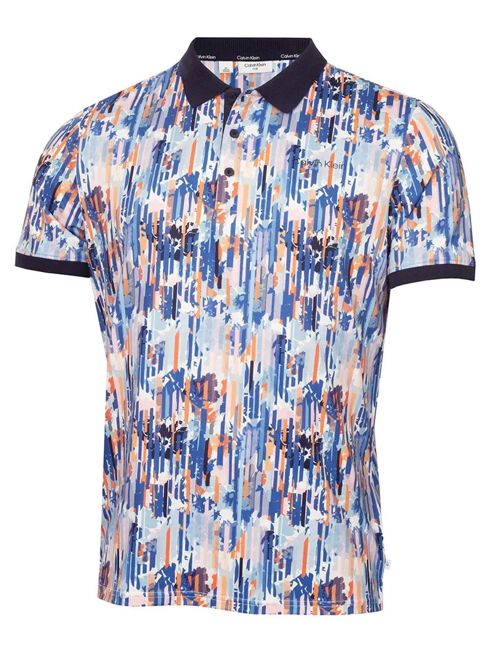 Calvin Klein Glitch Print Polo Shirt - Glitch Print