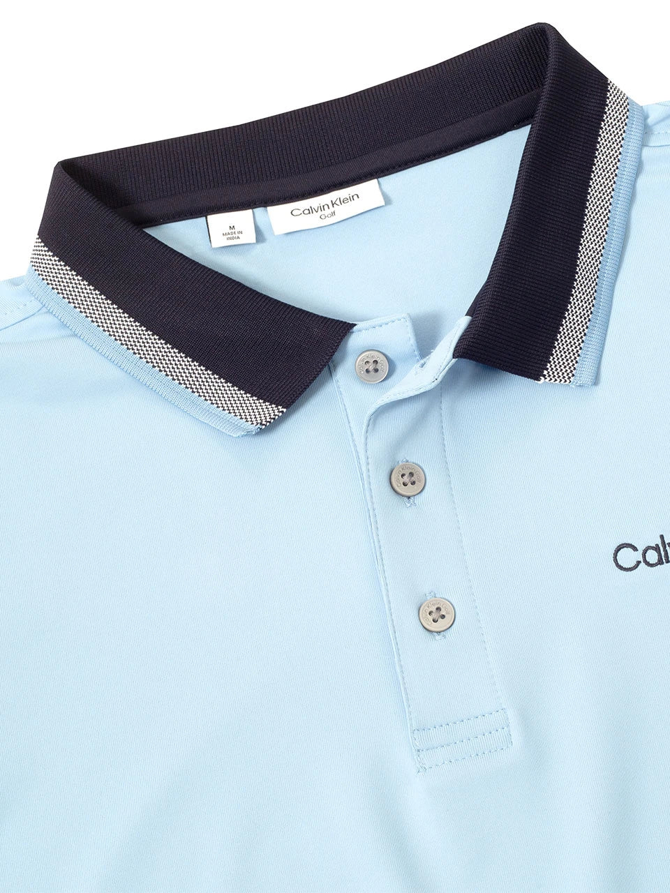 Calvin Klein Greenville Jersey Polo - Dusty Blue