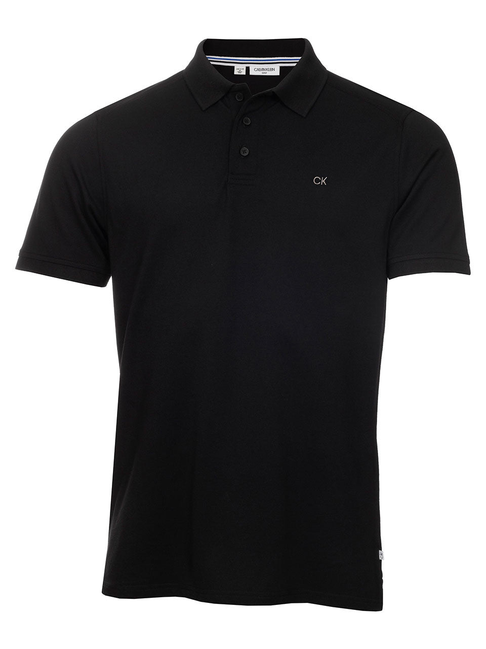 Calvin Klein Junior Boys Pique Polo Shirt - Black