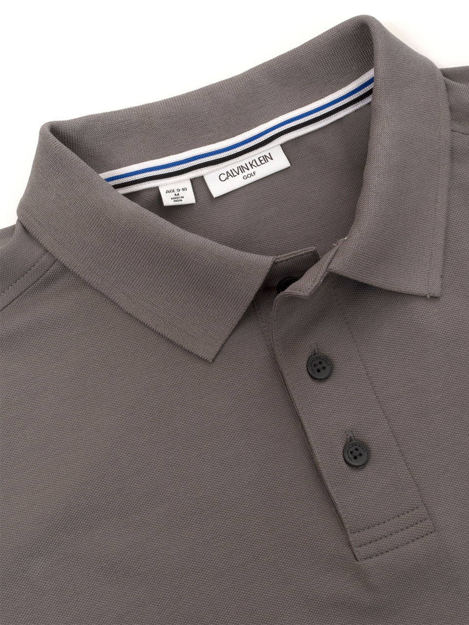 Calvin Klein Junior Boys Pique Polo Shirt - Slate