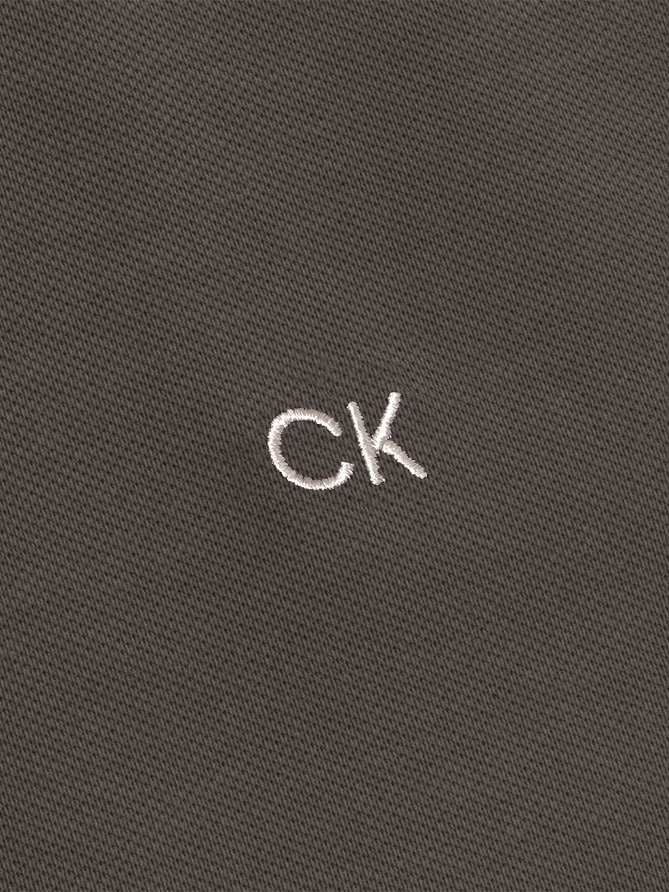 Calvin Klein Junior Boys Pique Polo Shirt - Slate