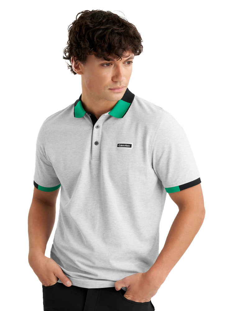 Calvin Klein Madison Polo - Silver Marl