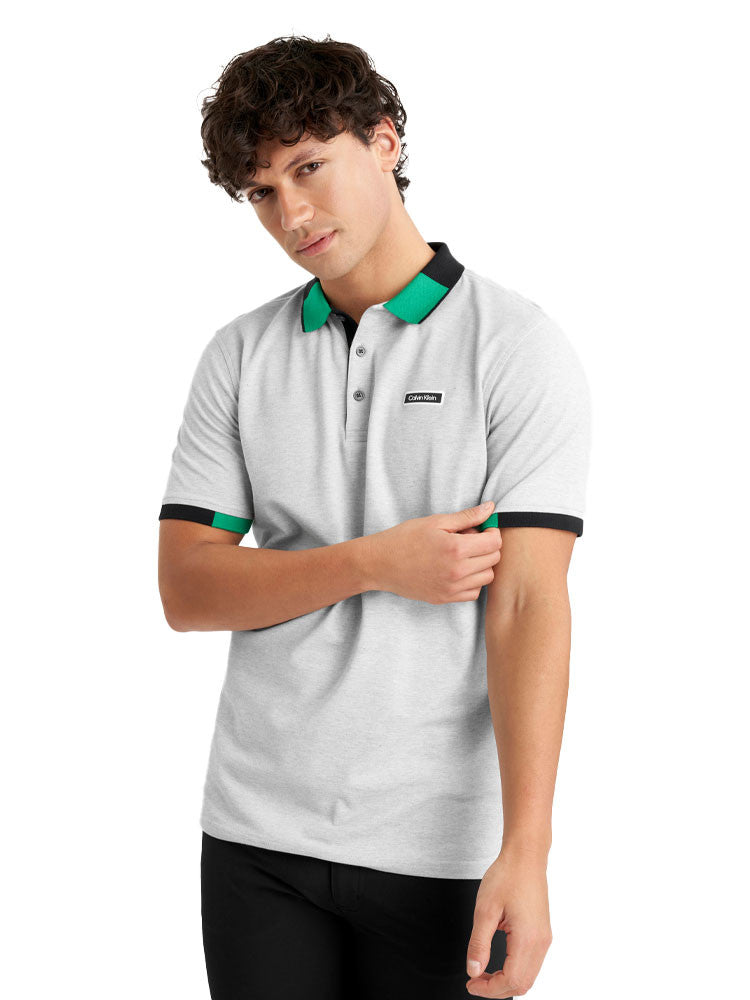 Calvin Klein Madison Polo - Silver Marl