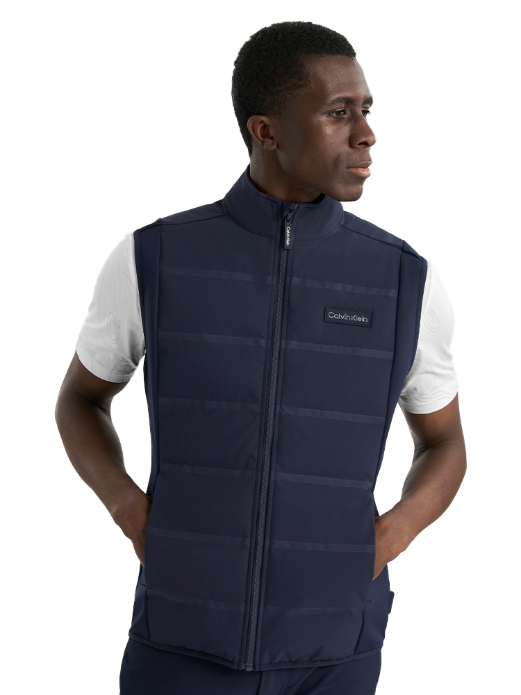 Calvin Klein Manning Full Zip Gilet - Navy