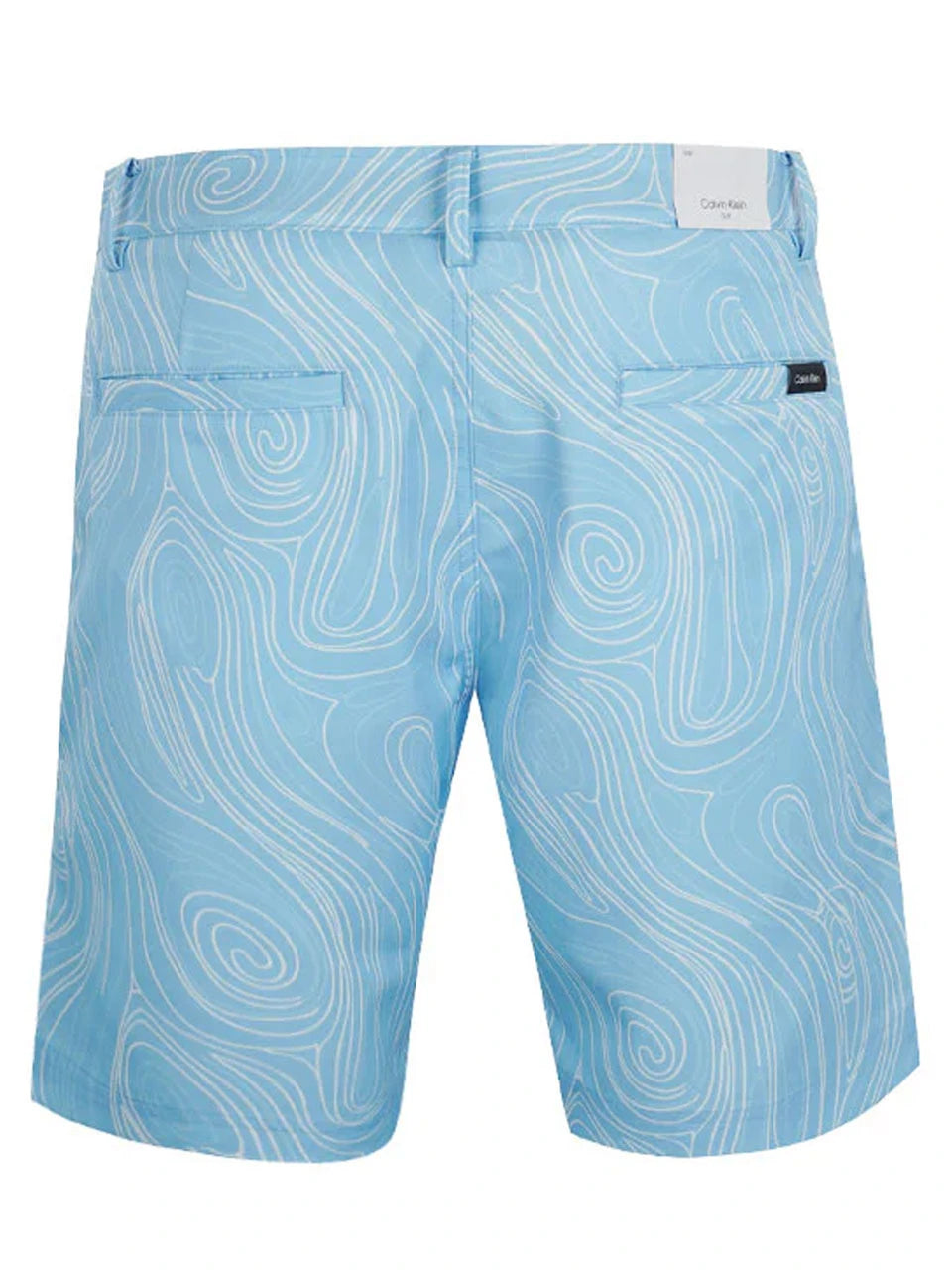 Calvin Klein Marble Print Bullet Short - Blue Bell