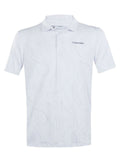 Calvin Klein Marble Print Polo Shirt - White