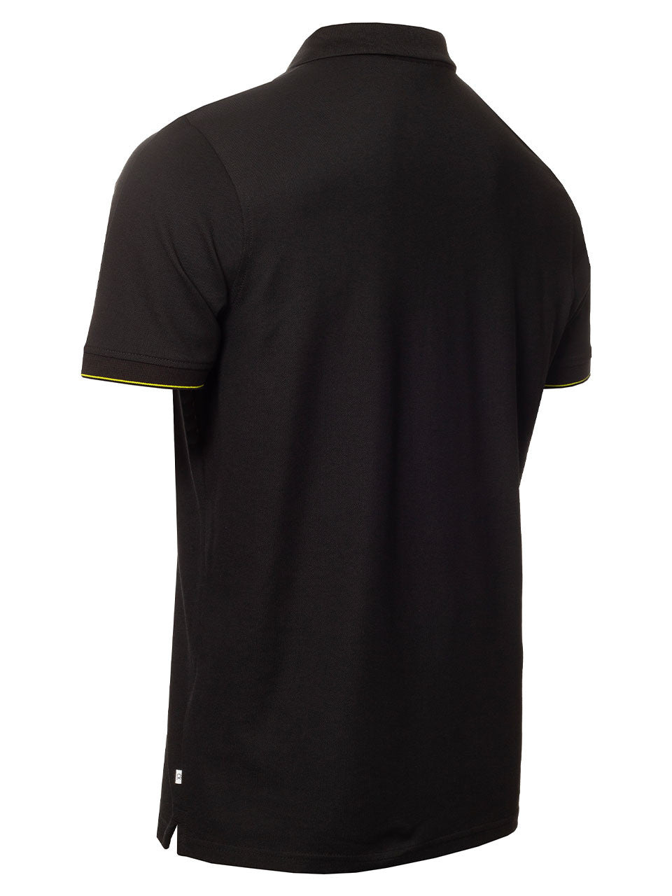 Calvin Klein Mason Cotton Blend Polo - Black/Lime