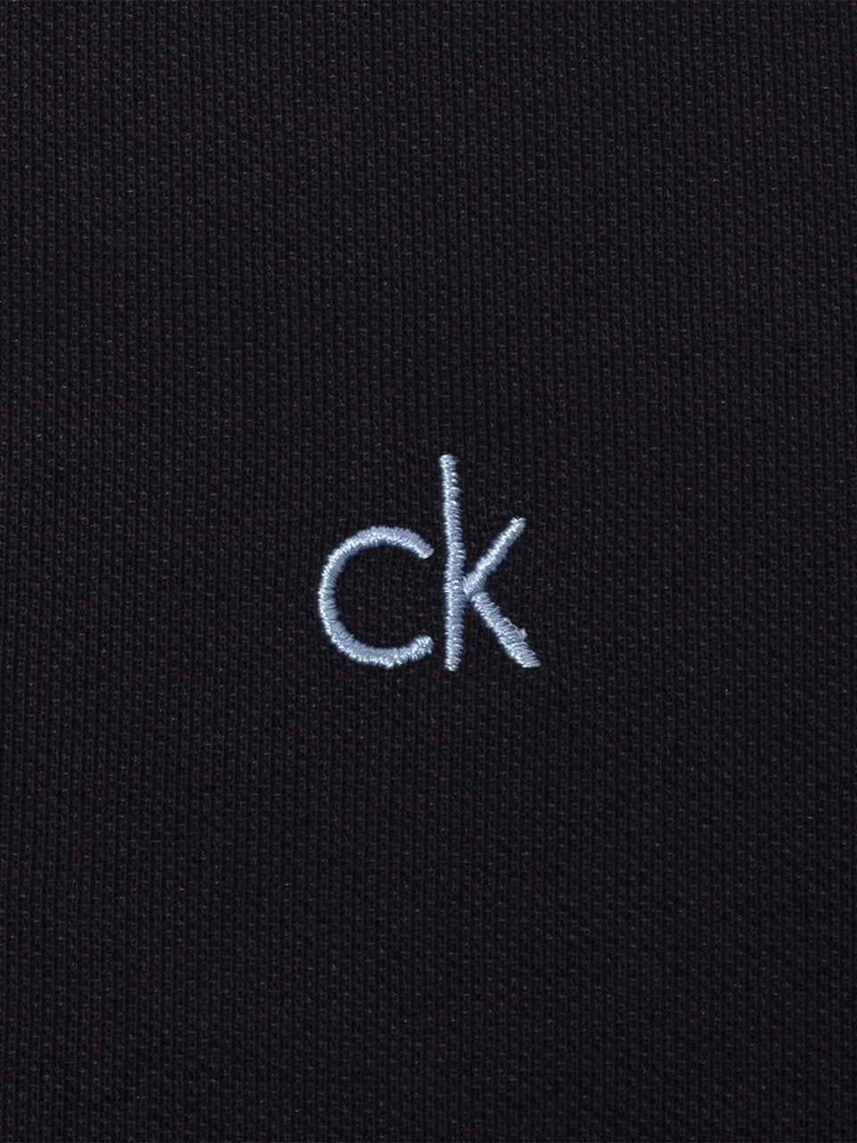 Calvin Klein Mason Cotton Blend Polo - Navy/Dusty Blue
