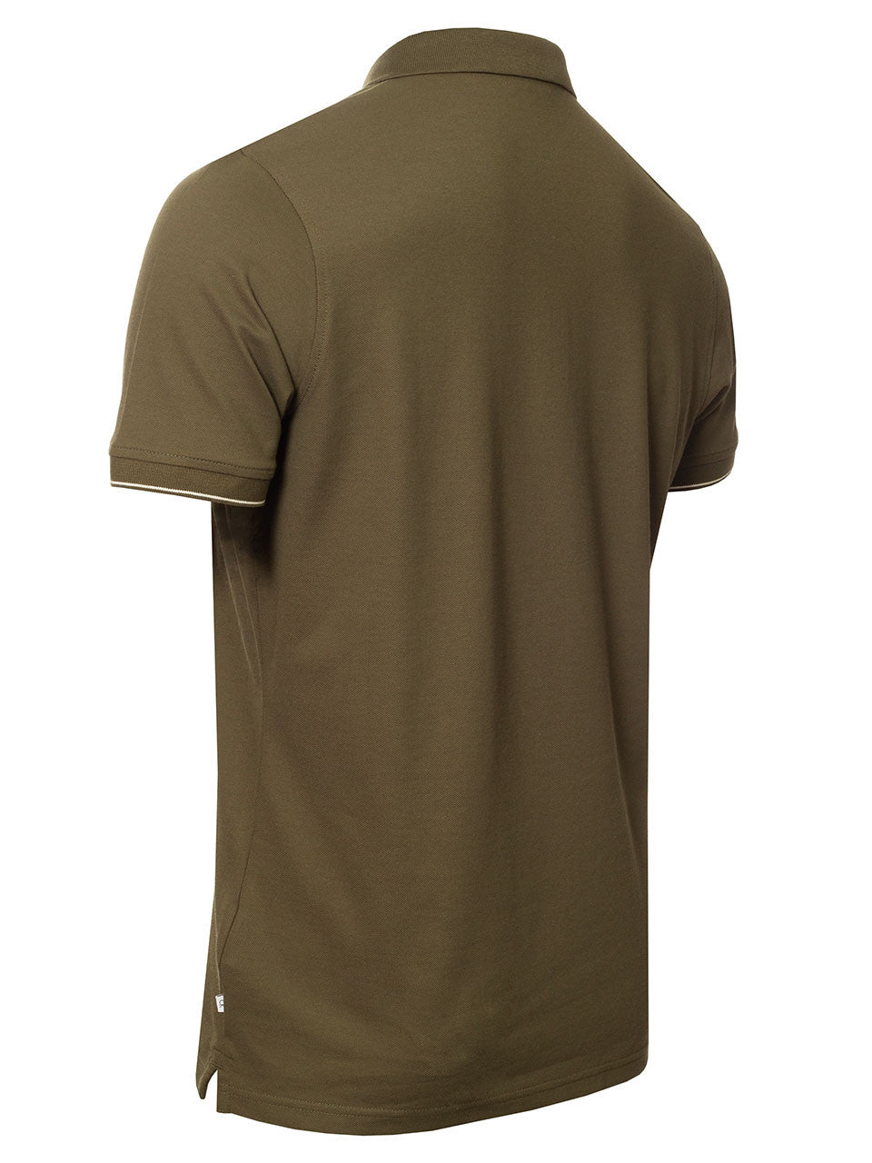 Calvin Klein Mason Cotton Blend Polo - Olive