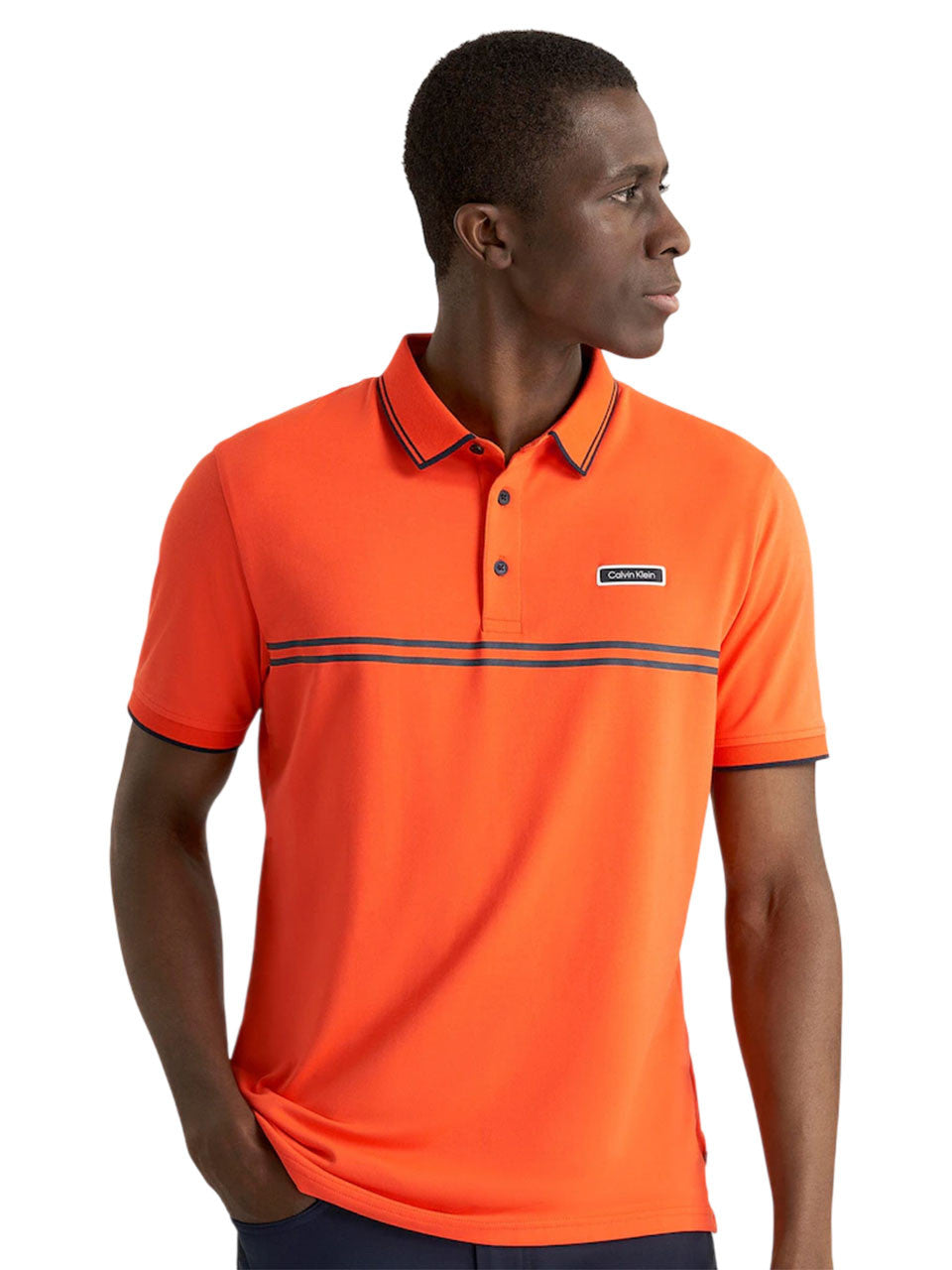Calvin Klein Newtown Polo Shirt - Mandarin
