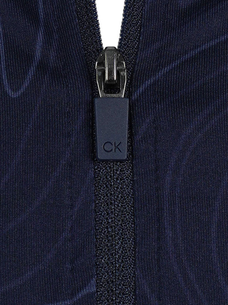 Calvin Klein Printed Newport Half Zip - Navy Marble