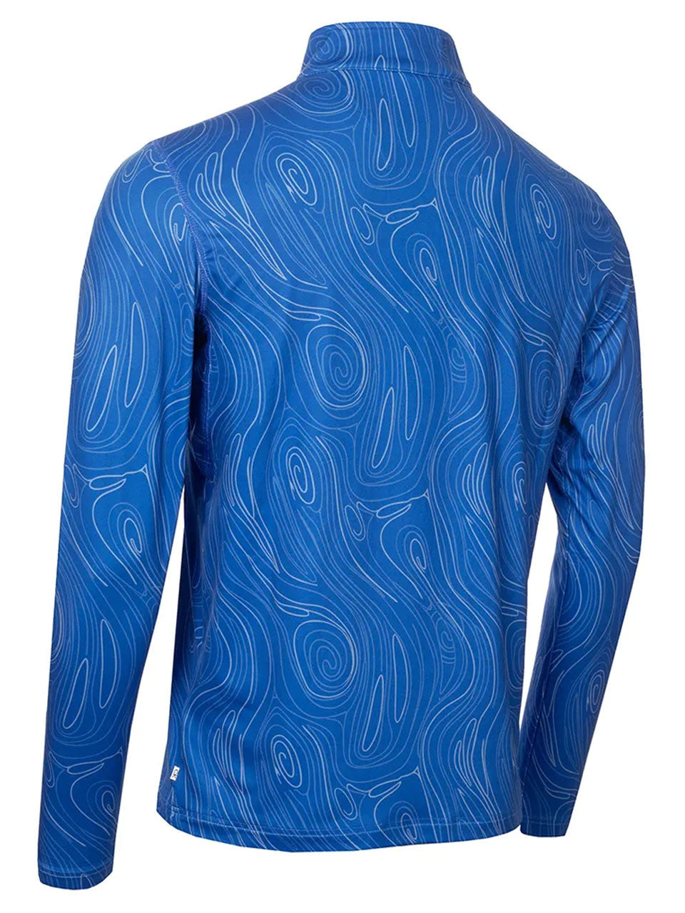 Calvin Klein Printed Newport Half Zip - Sapphire