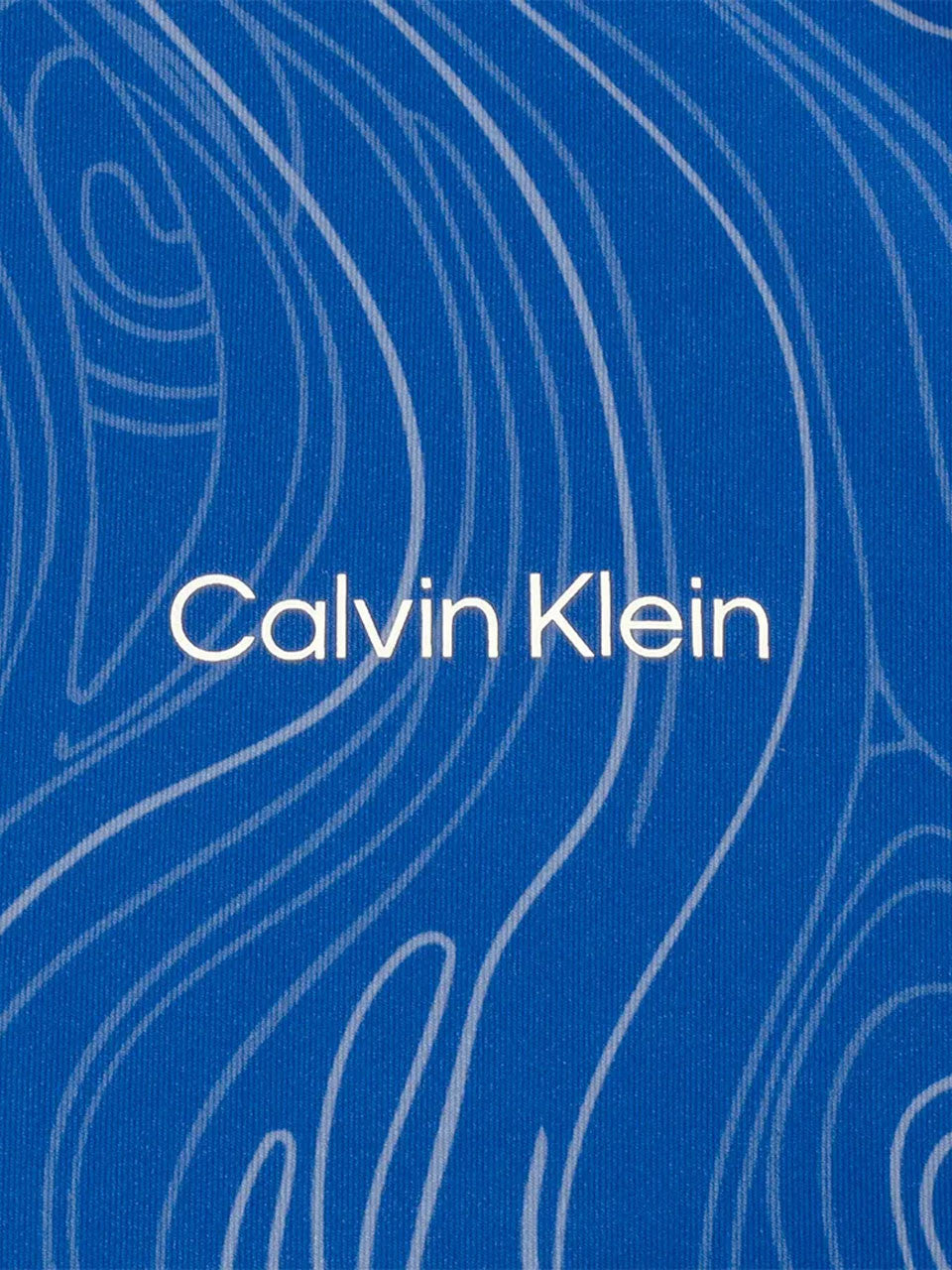 Calvin Klein Printed Newport Half Zip - Sapphire
