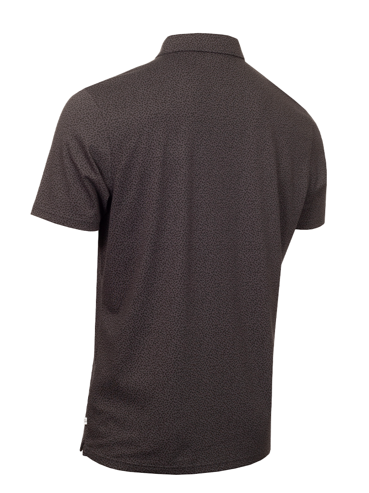 Calvin Klein Watkins Printed Polo - Black
