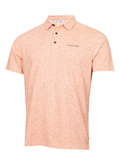 Calvin Klein Watkins Printed Polo - Dusty Red