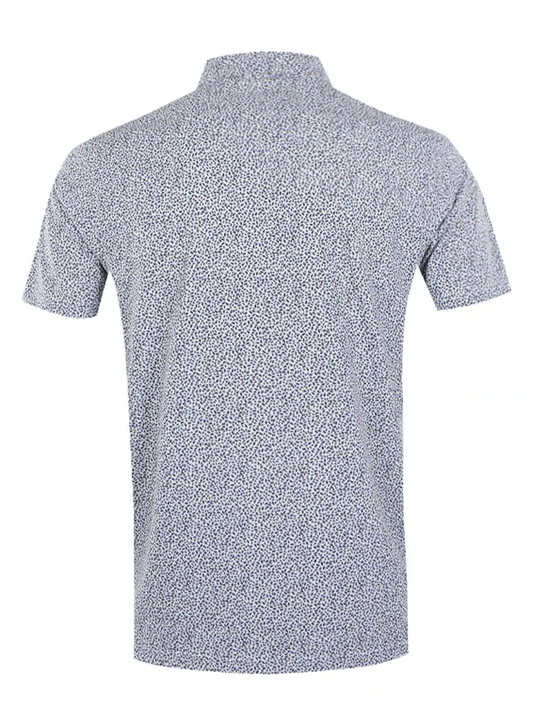 Calvin Klein Watkins Printed Polo - Navy