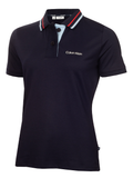 Calvin Klein Womens Alina Short Sleeve Polo - Navy