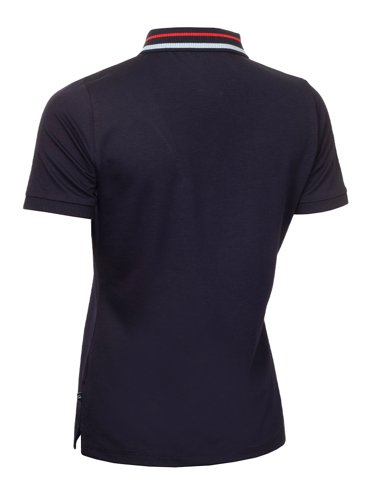 Calvin Klein Womens Alina Short Sleeve Polo - Navy