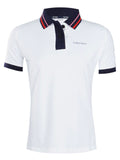 Calvin Klein Womens Alina Short Sleeve Polo - White