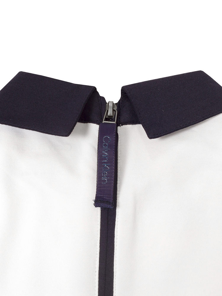 Calvin Klein Womens Brooke Short Sleeve Polo - White