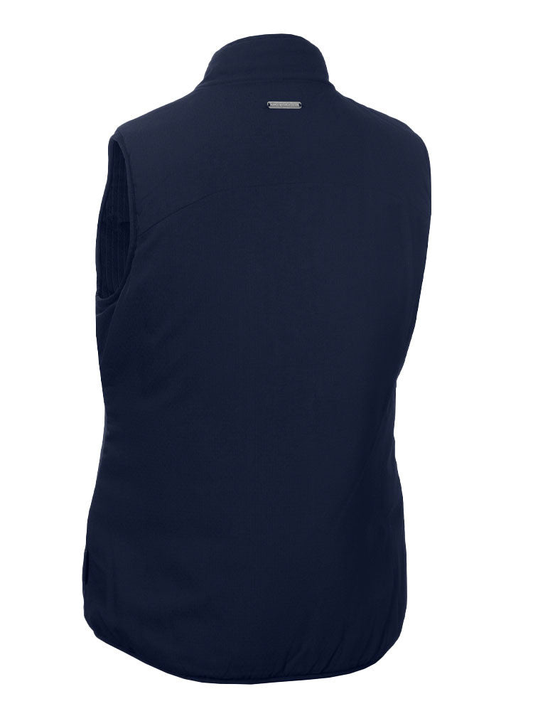 Calvin Klein Womens Faye Full Zip Gilet - Navy