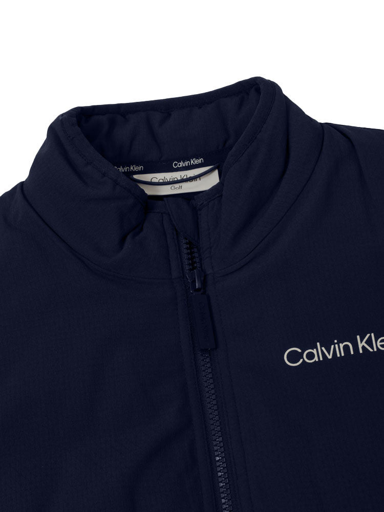 Calvin Klein Womens Faye Full Zip Gilet - Navy