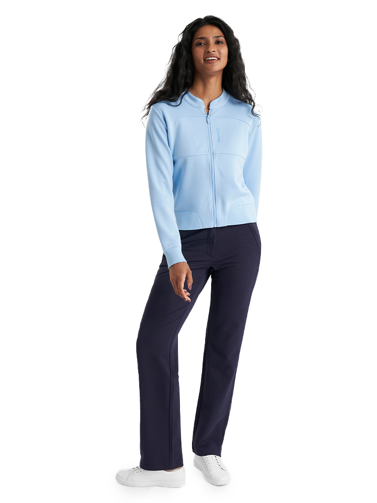 Calvin Klein Womens Freya Full Zip - Blue Bell