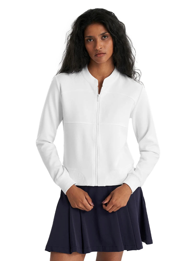 Calvin Klein Womens Freya Full Zip - White