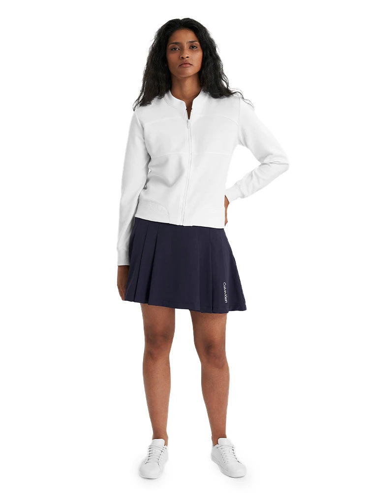 Calvin Klein Womens Freya Full Zip - White