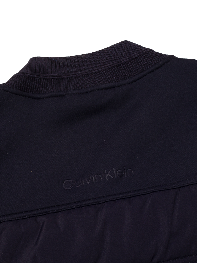 Calvin Klein Womens Hadleigh Hybrid Full Zip Gilet - Navy