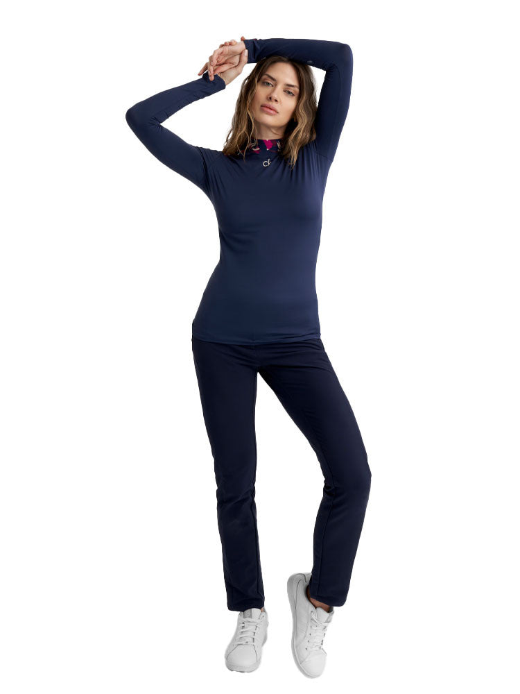 Calvin Klein Womens Halsey Baselayer - Navy