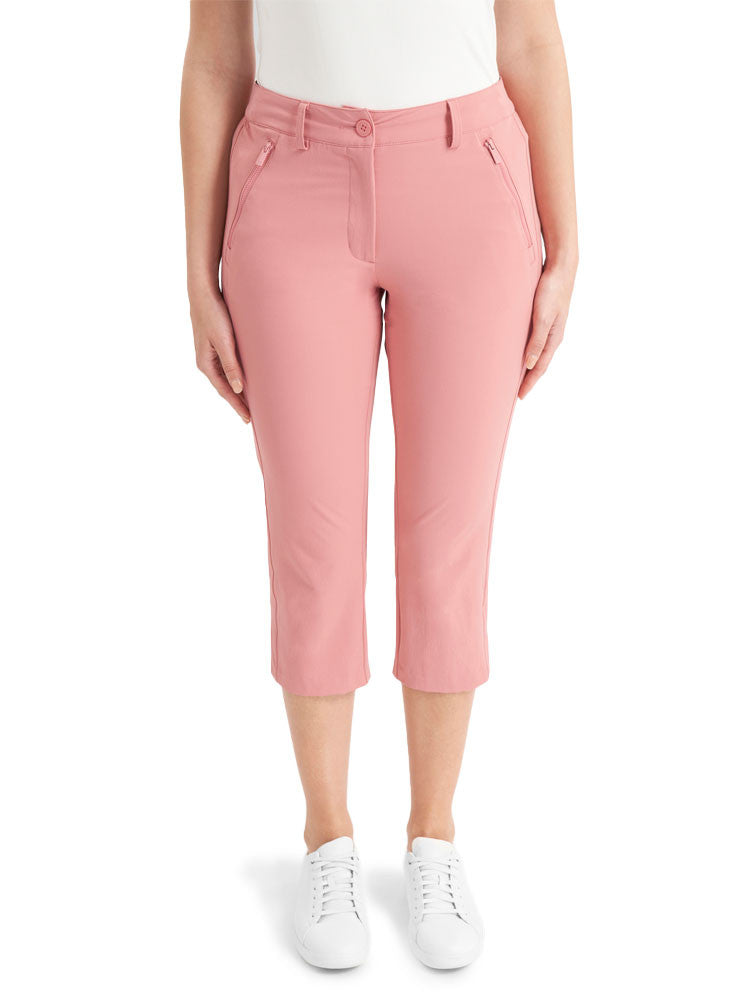 Calvin Klein Womens Isabel Capri Trouser - Powder Pink