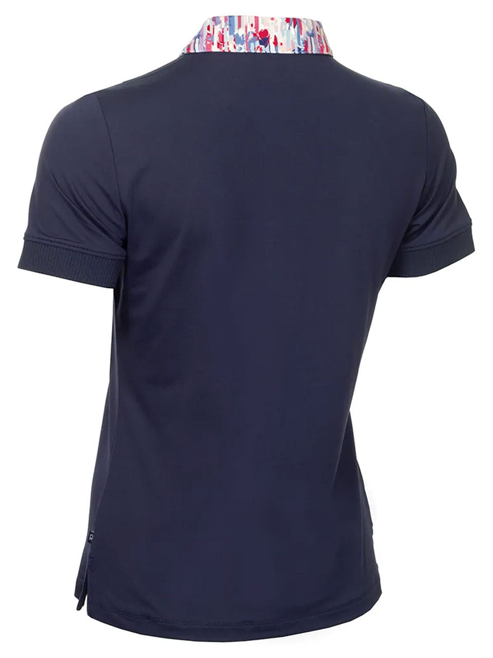 Calvin Klein Womens Isabella Short Sleeve Polo - Navy