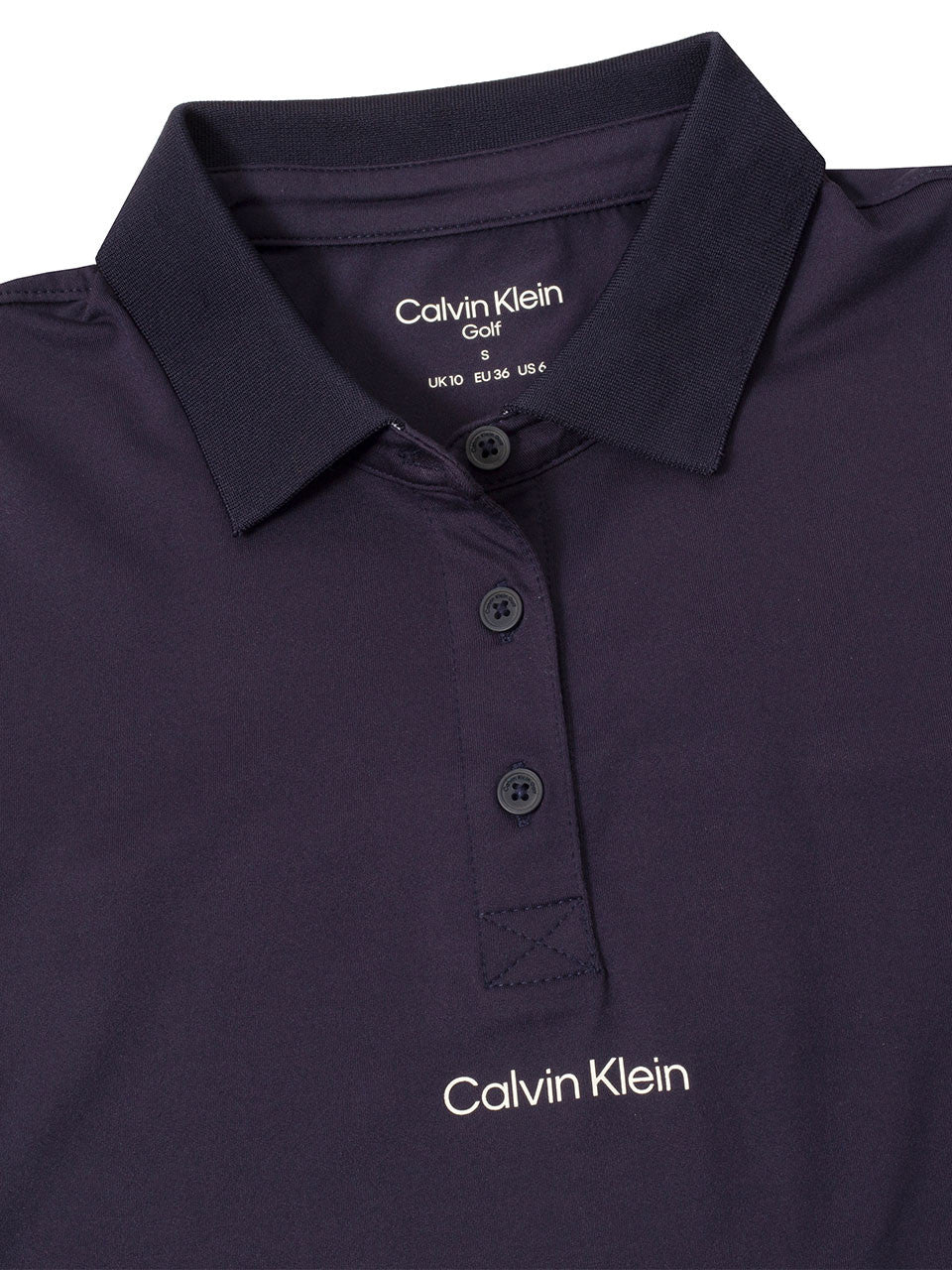 Calvin Klein Womens Manelle Sleeveless Polo - Navy