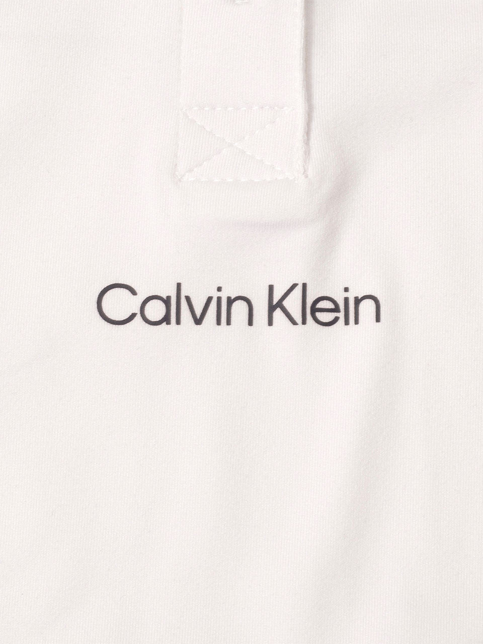 Calvin Klein Womens Manelle Sleeveless Polo - White