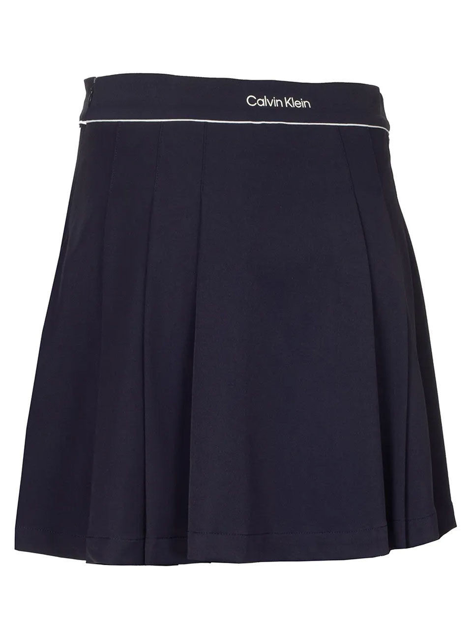 Calvin Klein Womens Skylar Pleated Skort - Navy