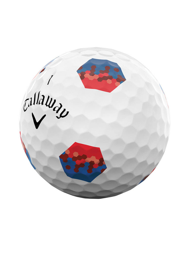 Callaway Chrome Soft TruTrack 2024 Golf Balls - 2 Dozen Blue-Red