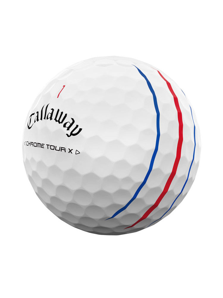 Callaway Chrome Tour X Triple Track Golf Balls - 2 Dozen White