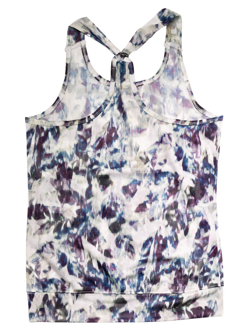 Daily Sports Women's Printed Loose Fit Tank - White
